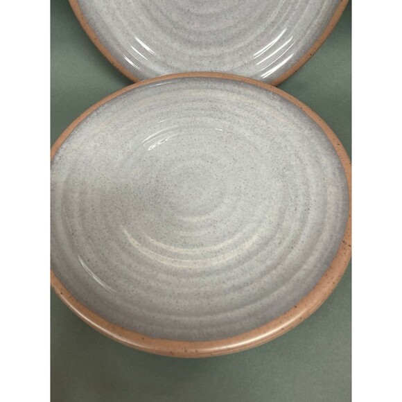 100% Melamine Dinner Plates Shatter Proof Dishwasher Safe Brown Purple Lot of 6 - Picture 3 of 5